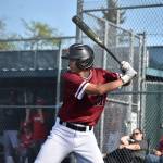 Ethan Loghry in the box in the state tournament at Kent-Meridian. Ben Ray / The Reporter
