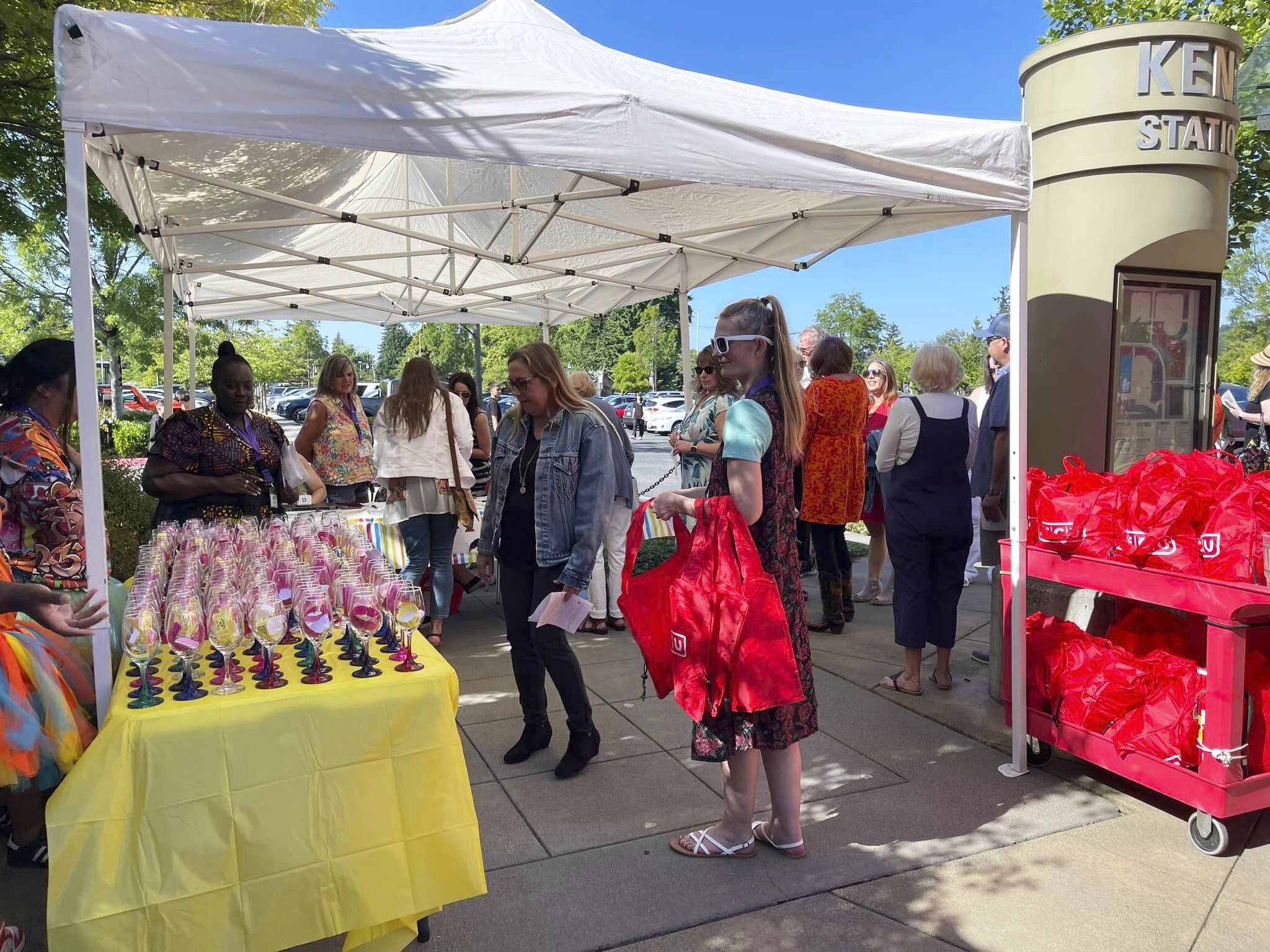 Women attend the 2023 Ladies Night Out at Kent Station shopping center. This years event is Thursday, June 13. COURTESY FILE PHOTO, Kent Station