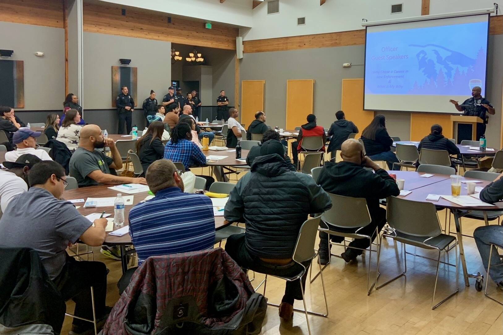 Rentons PDs Diversity Recruiting Event. Photo Courtesy of Renton Police Department