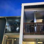 Firefighters battle a blaze Thursday night, May 30 at an apartment complex in the 23700 block of 100th Avenue SE. COURTESY PHOTO, Puget Sound Fire