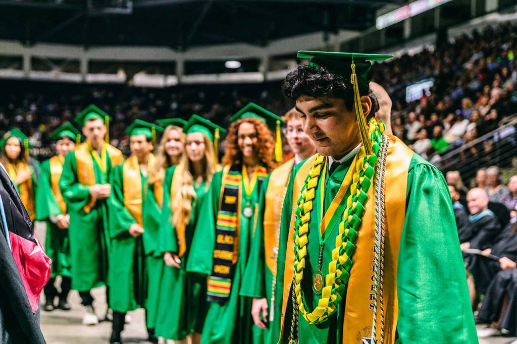 Kentridge High School Class of 2024 at the ShoWare Center. COURTESY PHOTO, Kent School District