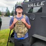 High school students spent three days at the Kent Police Teen Academy learning about the operations of the police department and participating in activities. COURTESY PHOTO, Kent Police