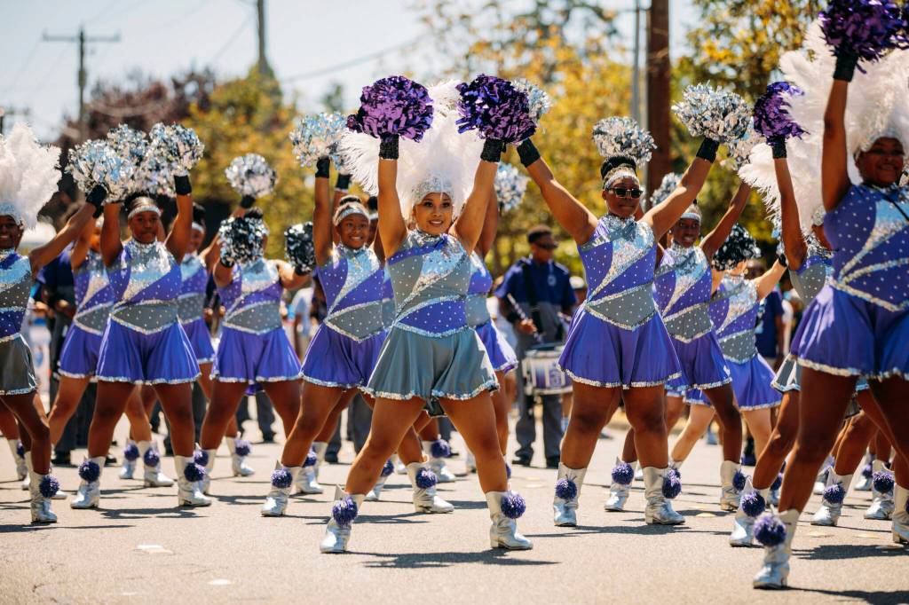 The Dolls Drill Team, of Seattle, performs Sunday, July 14 in the Kent Cornucopia Days Grand Parade. COURTESY PHOTO, City of Kent
