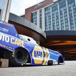 Ron Capps funny car was on display outside the Muckleshoot Casino and Hotel. Ben Ray / Sound Publishing