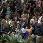 People packed the pews for Matthiew Stavkovys memorial service July 28 at Way to Salvation Church in Kent. SCREENSHOT, Bread of Life Church