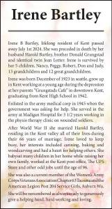 Irene Bartley | Obituary