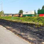 A firefighter looks for hot spots at a brush fire in Kent near South 196th Street. COURTESY PHOTO, Puget Sound Fire