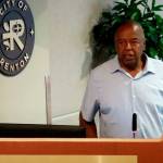 John Houston, 71, gave public comment to the Renton City Council on Aug. 8. Courtesy of City of Renton