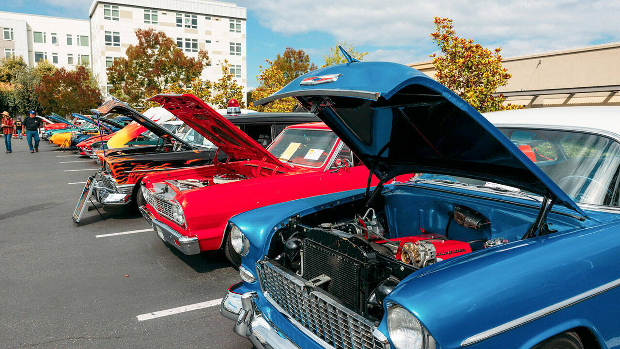 Cars on display at the Cruisin Kent Car Show Sunday, Aug. 25 at Kent Station. COURTESY PHOTO, City of Kent