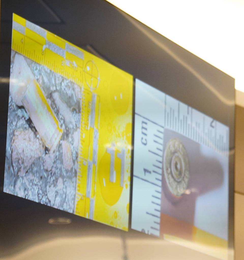 Bullets found at the scene. Photo by Joshua Solorzano/The Mirror