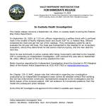 Screenshot of the The Valley Independent Investigative Teams press release.