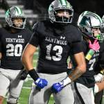 Senior linebacker Chuka Savini lead the Kentwood defense on a huge stand in the fourth quarter against Auburn. Ben Ray / The Reporter
