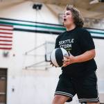 The Seattle Storm basketball team worked with Special Olympics players and coaches during an Oct. 22 event at Kentwood High School. COURTESY PHOTO, Seattle Storm