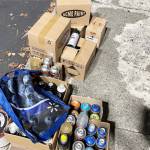 A graffiti vandal, found Nov. 6 in Kent and wanted by Seattle Police, reportedly had spray paint cans in the vehicle impounded by police. COURTESY PHOTO, Kent Police