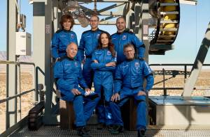 The crew that completed Kent-based Blue Origins ninth human flight into space on Friday, Nov. 22. COURTESY PHOTO, Blue Origin
