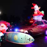 The Department of Homeland Security Investigations (HSI) went for a beach theme, complete with a surfing Santa Claus. Photos by Bailey Jo Josie/Sound Publishing.