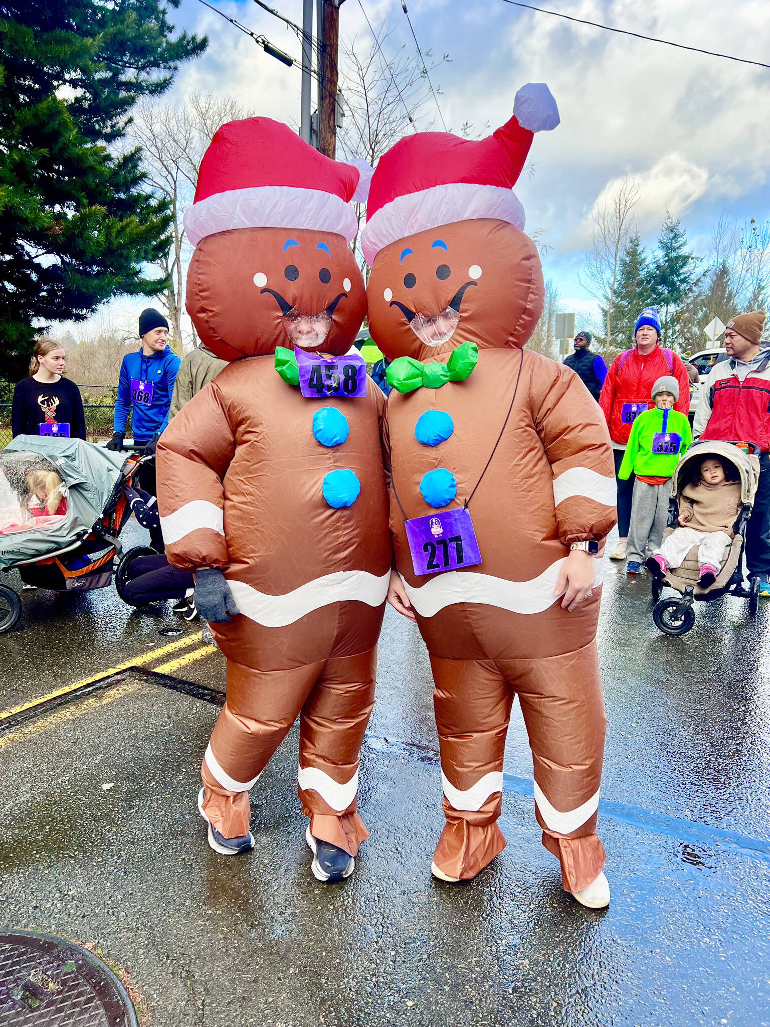 Participants dress up for the Kent Christmas Rush 10K and 5K run/walk on Dec. 14, which started at Hogan Park and went along the Green River. COURTESY PHOTO, City of Kent Parks