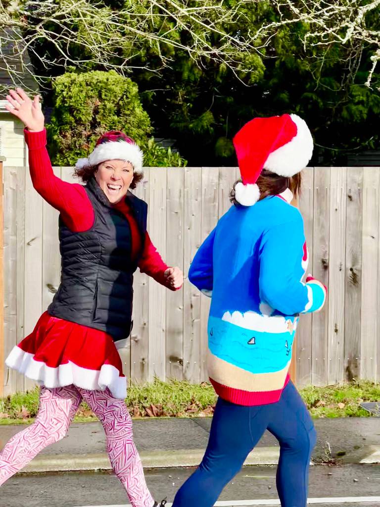 A couple of the festive participants in the Kent Christmas Rush. COURTESY PHOTO, City of Kent Parks