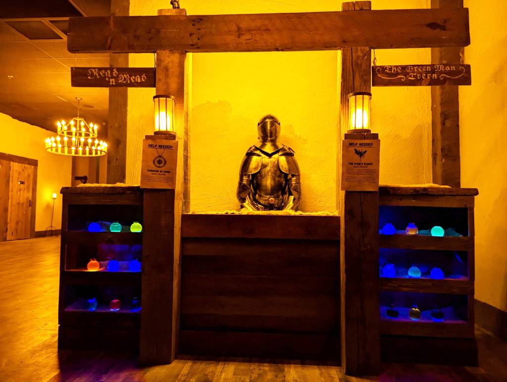 The Guild Hall (lobby) at Sure Lock Escapes. COURTESY PHOTO, Sure Lock Escapes