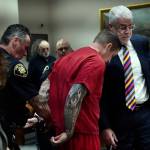 Jeffrey Nelson being taken back to jail after the judge ruled Dec. 20 there will be no new trial or judge recusal. Photo by Joshua Solorzano/Auburn Reporter