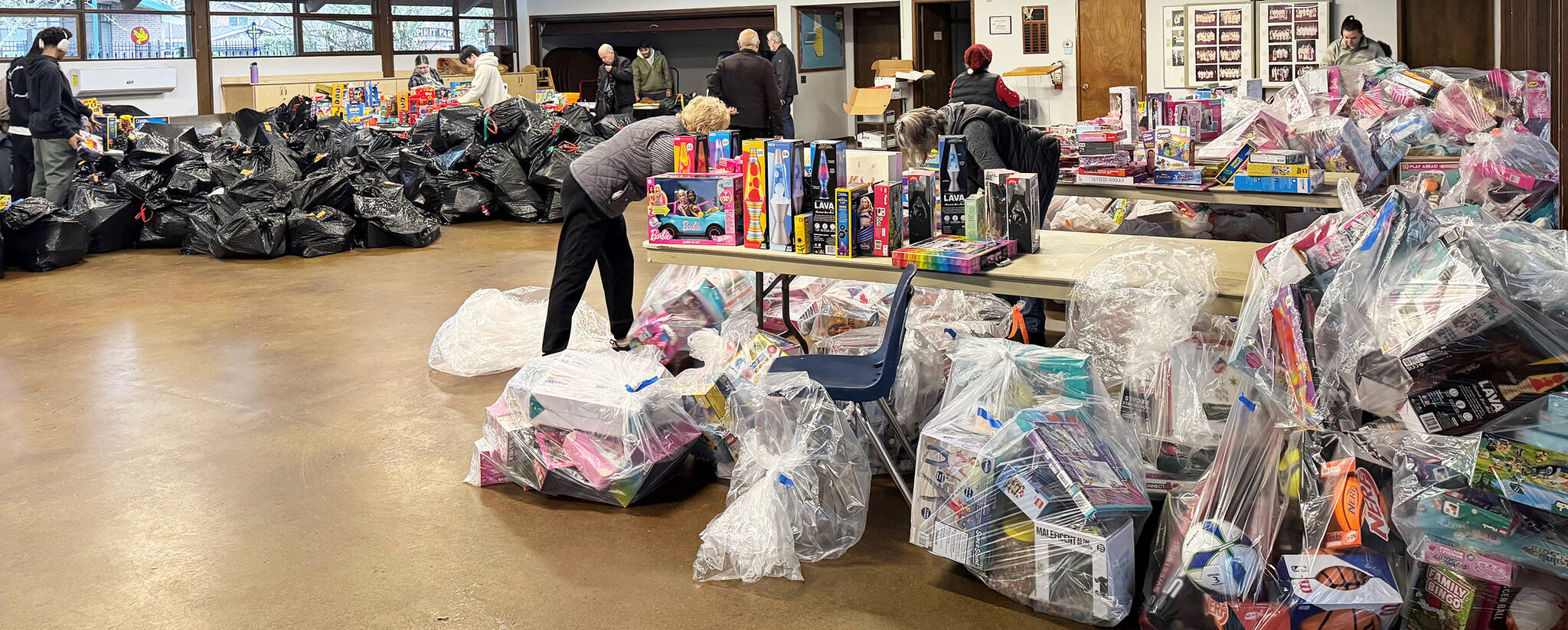 Puget Sound Fires Toys for Joy program collected more than 6,000 toys and stocking suffers for its 2024 holiday drive. COURTESY PHOTO, Puget Sound Fire