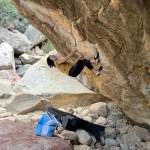 Linh Nguyen on an outdoor climb. Photo provided by Linh Nguyen.