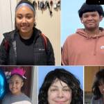 Missing: Devyn Van Buren-Wilkerson, top and bottom left; Muhammad Shaba, top right; and Vicky Lynn Chinello, bottom middle and right. COURTESY PHOTOS, Kent Police