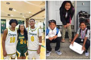 Photos provided by Jayla Keowla
Picture of Jayla, Troy and Jaylen growing up combined with a photo this year.