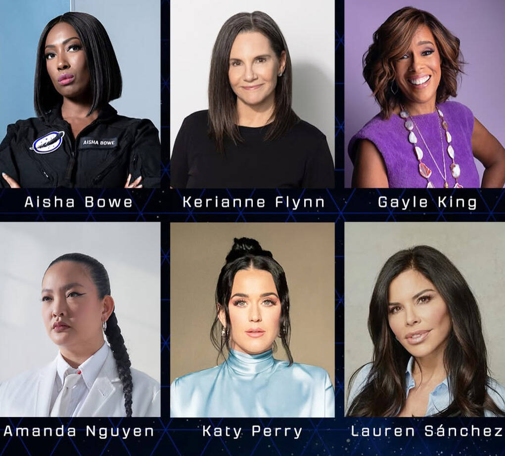 Kent-based Blue Origin announced Feb. 27 an all-female crew for its next spaceflight, sometime this spring. COURTESY PHOTO, Blue Origin