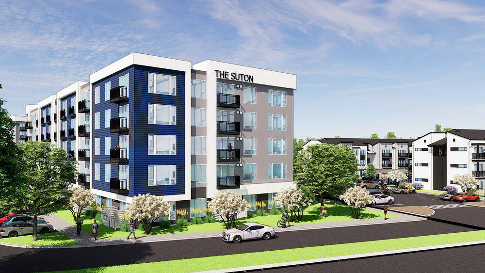 A developer plans to build a 564-unit apartment complex on Kents West Hill along South 240th Street just west of Interstate 5. COURTESY IMAGE,