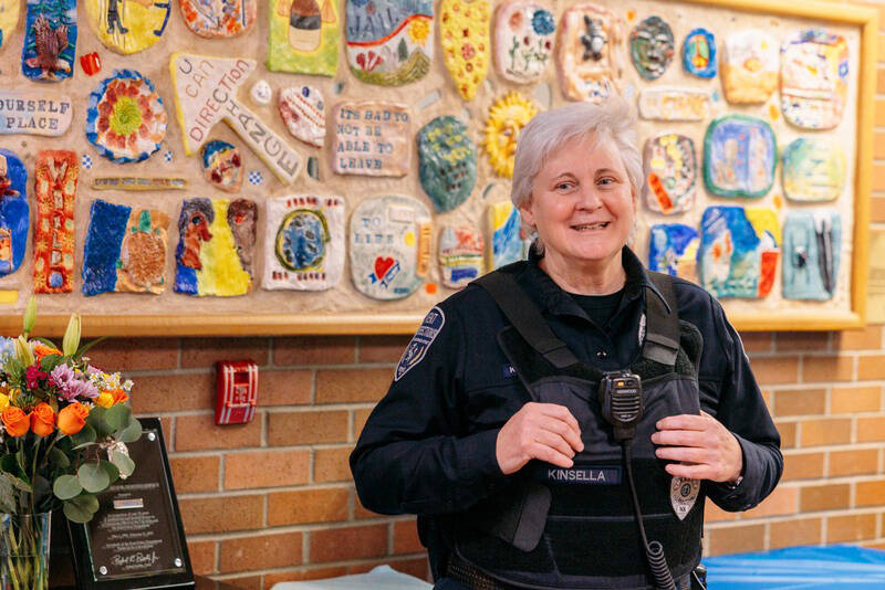 Jill Kinsella spent 36 years as a corrections officer at the city of Kent jail. COURTESY PHOTO, Kent Police