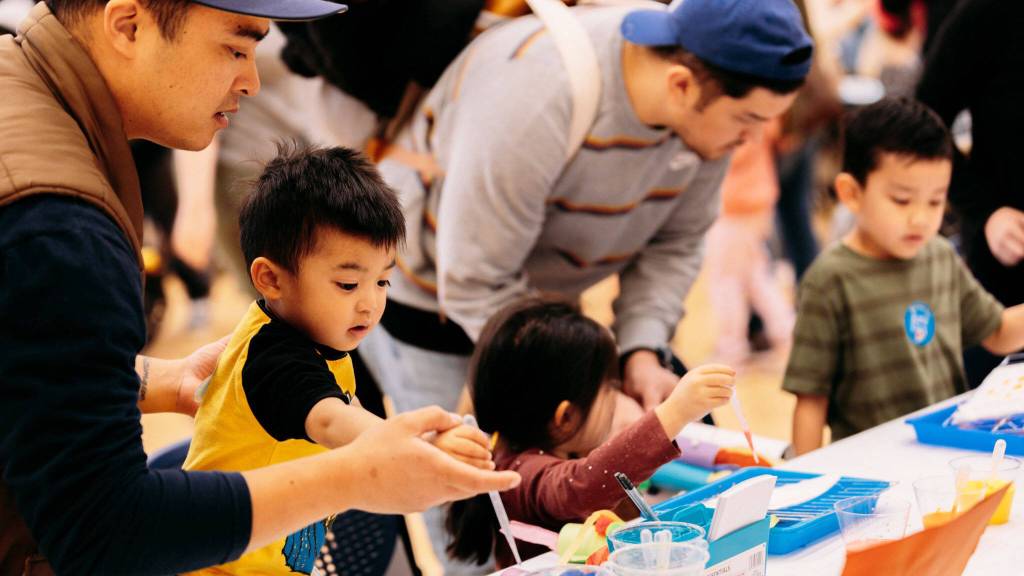 Children participate in the 37th annual Kent Kids' Arts Day March 8 at Kent Commons. COURTESY PHOTO, City of Kent