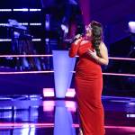Lucia Flores-Wiseman, 22, of Maple Valley, performs March 17 on The Voice. COURTESY PHOTO, Lucia Flores-Wiseman/The Voice