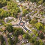 A second Reith Road roundabout at South 253rd Street also is complete, except for striping. COURTESY PHOTO, City of Kent