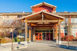Panther Lake Elementary, 10200 SE 216th St., in the Kent School District. Panther Lake, Daniel and Meridian Elementary schools were recognized by the state for student success. COURTESY PHOTO, Kent School District