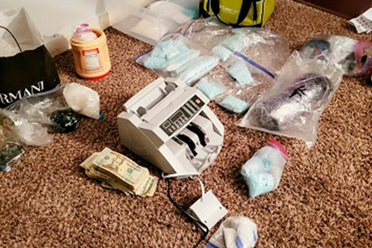 Items seized in Kent during a 2024 drug raid. COURTESY PHOTO, U.S. Department of Justice