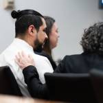 Raul Benitez Santana in the courtroom on Wednesday, June 4, 2025, in Everett, Washington. (Will Geschke / The Herald)