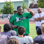 HC Quincy Davidson Jr. talks to his team. Photo provided by Robby Mullikin.