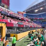 River Plate fans in the stands at Lumen Field. Ben Ray / Sound Publishing