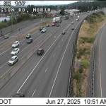 Northbound State Route 167 on Washington State Department of Transportation real-time camera on June 27. Courtesy photo.