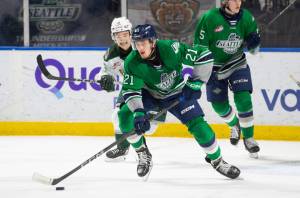 Kent-based Seattle Thunderbirds defenseman Radim Mrtka went in the first round, 9th overall, of the NHL Entry Draft to the Buffalo Sabres. COURTESY PHOTO, Brian Liesse, Seattle Thunderbirds