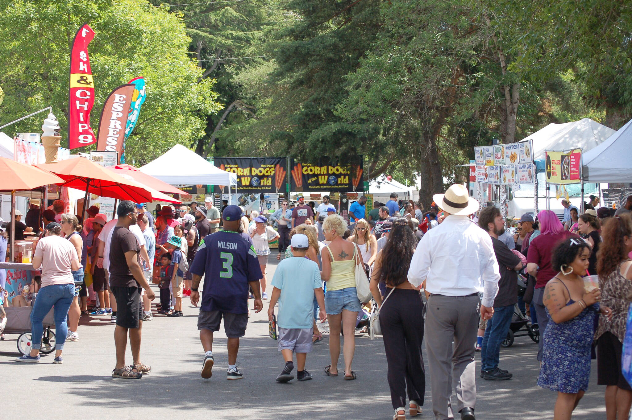 People walk the street festival downtown during the 2024 Kent Cornucopia Days. This years festival is July 11-13. COURTESY PHOTO, Kent Cornucopia Days