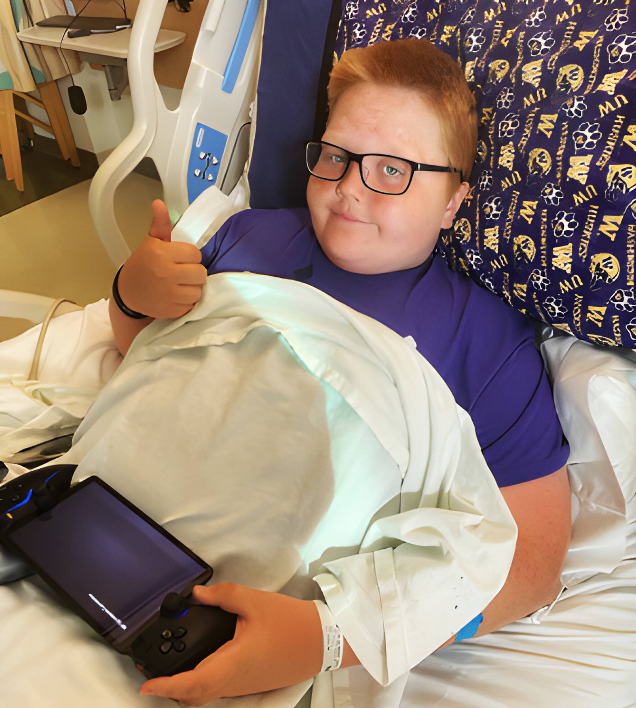 Wyatt Macey, 13, of Kent, is battling Ewing sarcoma, a rare form of cancer. COURTESY PHOTO, GoFundMe