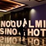 Guests take photos at the opening of the Snoqualmie Casinos hotel, Aug. 8, 2025. (Grace Gorenflo/Valley Record)