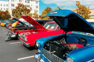 Vehicles on display at the 2024 Cruisin Kent Car Show. COURTESY PHOTO, City of Kent