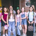 Students pose for a photo on the first day of school in Kent. COURTESY PHOTO, Kent School District
