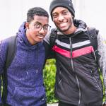 Students pose for a photo on the first day of classes. COURTESY PHOTO, Kent School District