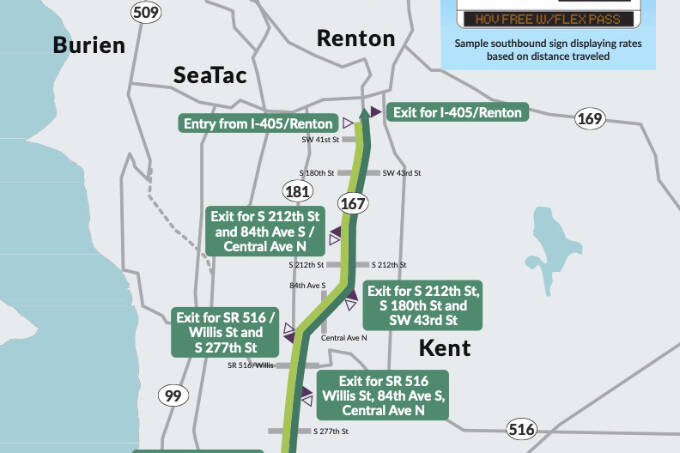 New tolling system coming to State Route 167 in Kent | Kent Reporter