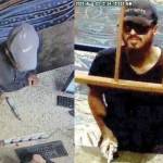 Photos of Gonzalez-Barragan allegedly attempting and committing robberies. Screenshots from court documents