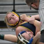 Mikynzie Pelissier gets the pin for Decatur. Ben Ray / The Mirror